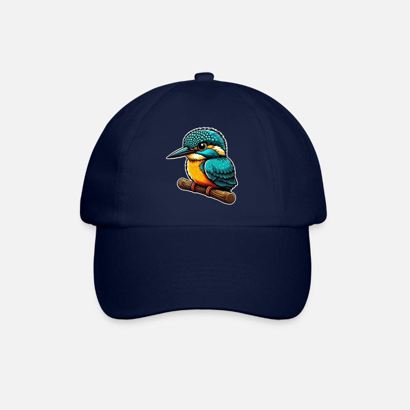Eisvogel - Baseballkappe - Blau/Blau