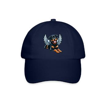 Mignon Rottweiler ange style comique - Casquette classique - bleu/bleu - Devant