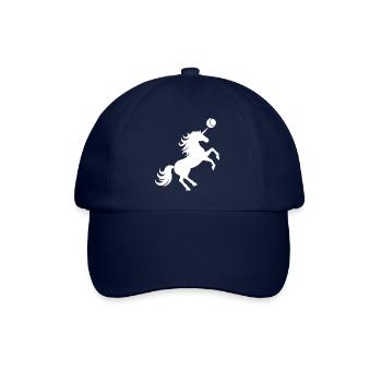 Licorne Joueur De Tennis Balle De Tennis Silhouette - Casquette classique - bleu/bleu - Devant