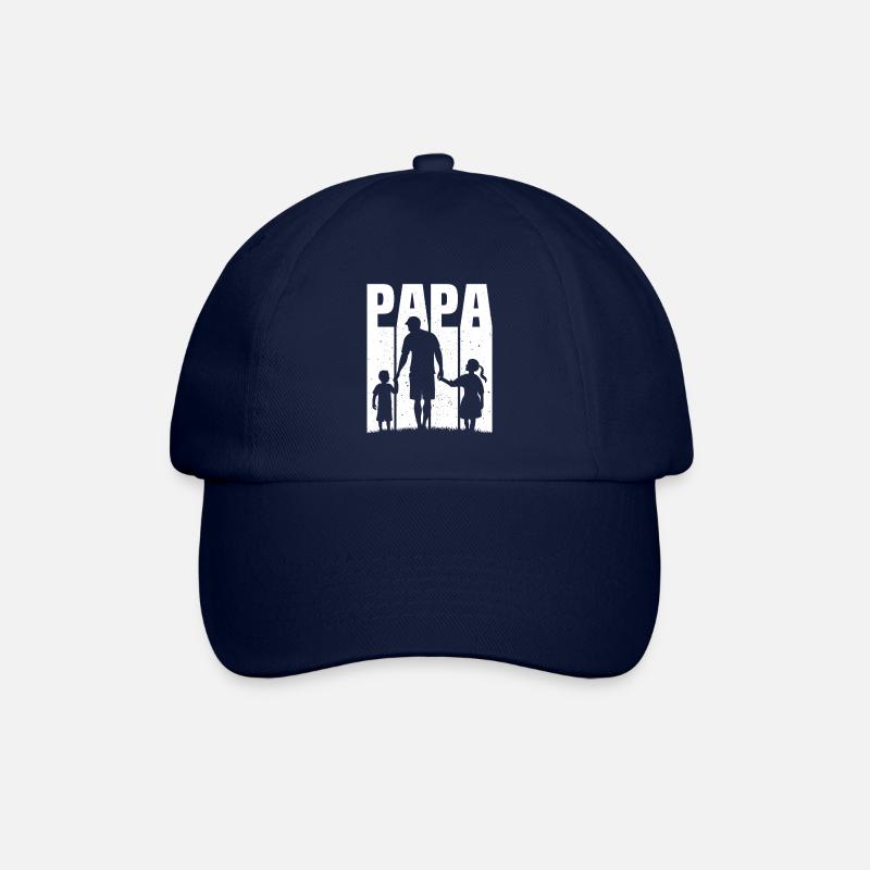 Vater und Tochter Vater und Sohn - Baseballkappe - Blau/Blau