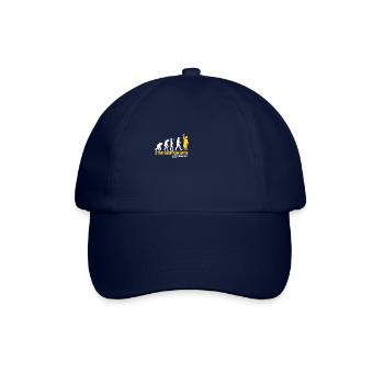 Studium Prüfung bestanden Evolution Student witzig - Baseballkappe - Blau/Blau - Vorne