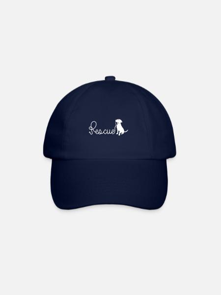 Tierschutz Spruch Hundehalter Gassi Geschenk - Baseballkappe - Blau/Blau