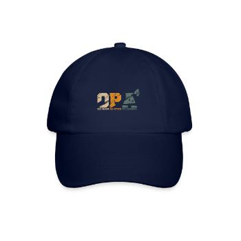Opa hoch 4 werdender vierfacher vier Enkel - Baseballkappe - Blau/Blau - Vorne