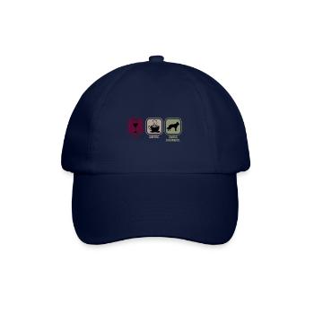 Blanc Blanc Berger Suisse Vin Dicton - Casquette classique - bleu/bleu - Devant