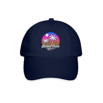 Santa Cruz California vintage retro Surfer Boarder - Baseball Cap - blue/blue - Front
