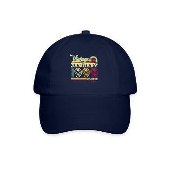 Né le 24 janvier 1999 Gift Man - Casquette classique - bleu/bleu - Devant