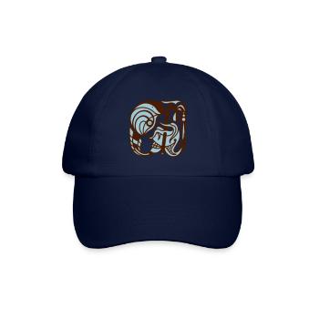 Ich bin kein Feind. Hand der Einigkeit & Harmonie - Baseballkappe - Blau/Blau - Vorne