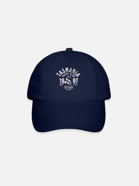 Tasmania yacht sailing club vintage coul - Casquette classique - bleu/bleu