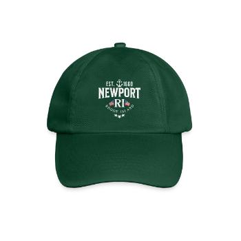 Newport Rhode island - Casquette classique - vert bouteille - Devant