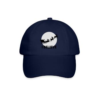 I Believe In Santa Claus - Casquette classique - bleu/bleu - Devant