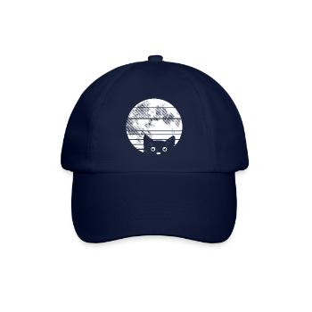 Cat - Baseball Cap - blue/blue - Front
