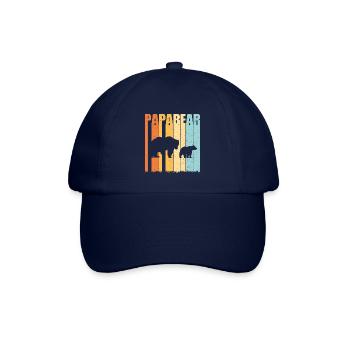 Dad bear gift father father's day saying - Baseball Cap - blue/blue - Front