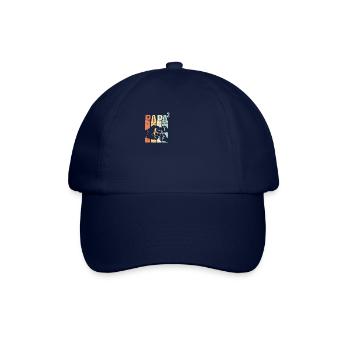 Papa Vater von 2 zwei Zweiten Kindern Zwillinge - Baseballkappe - Blau/Blau - Vorne