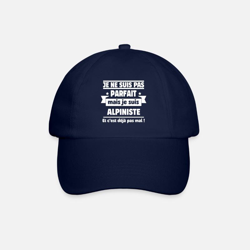 Pas parfait mais alpiniste déjà pas mal - Casquette classique - bleu/bleu