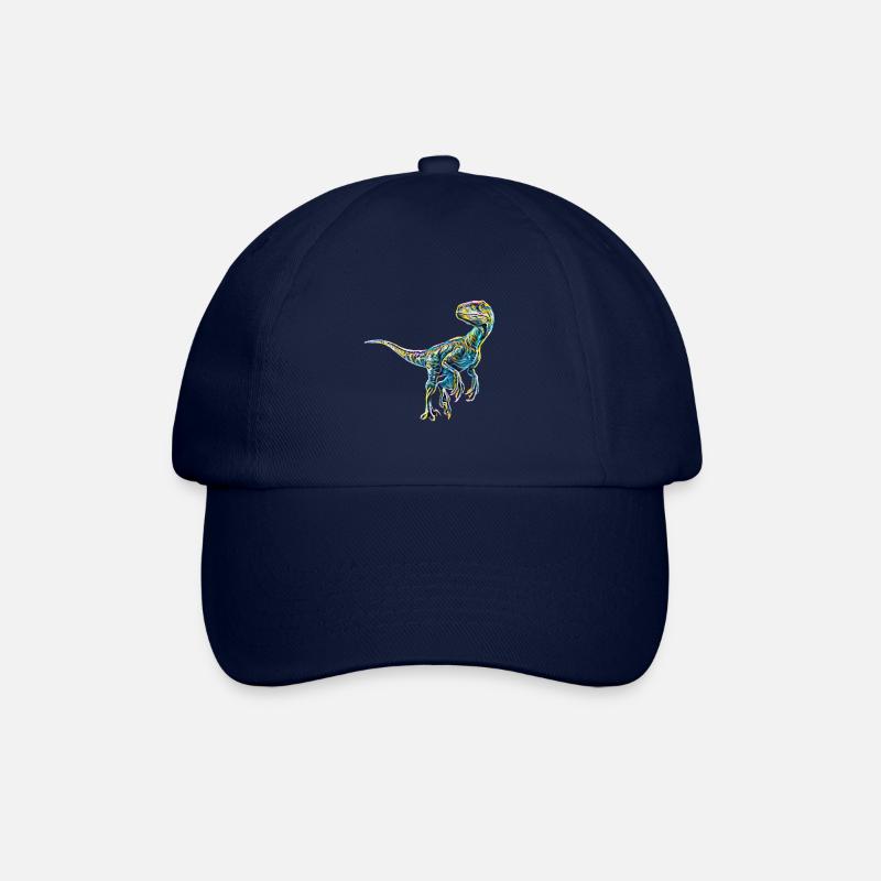Velociraptor - Baseballkappe - Blau/Blau