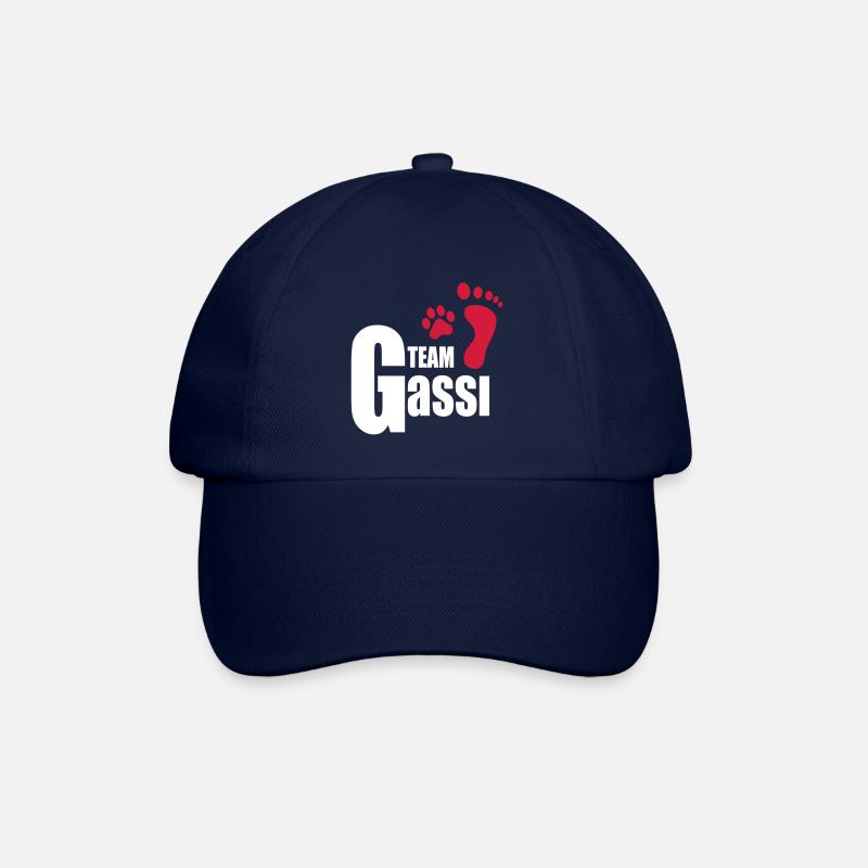 Team Gassi - Baseballkappe - Blau/Blau