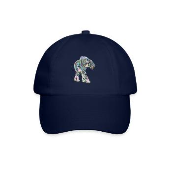 Säbelzahntiger - Baseballkappe - Blau/Blau - Vorne