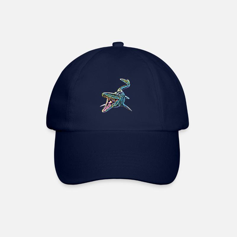 Mosasaurus - Baseballkappe - Blau/Blau