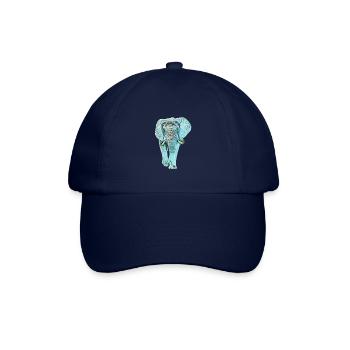 elephant - Baseball Cap - blue/blue - Front