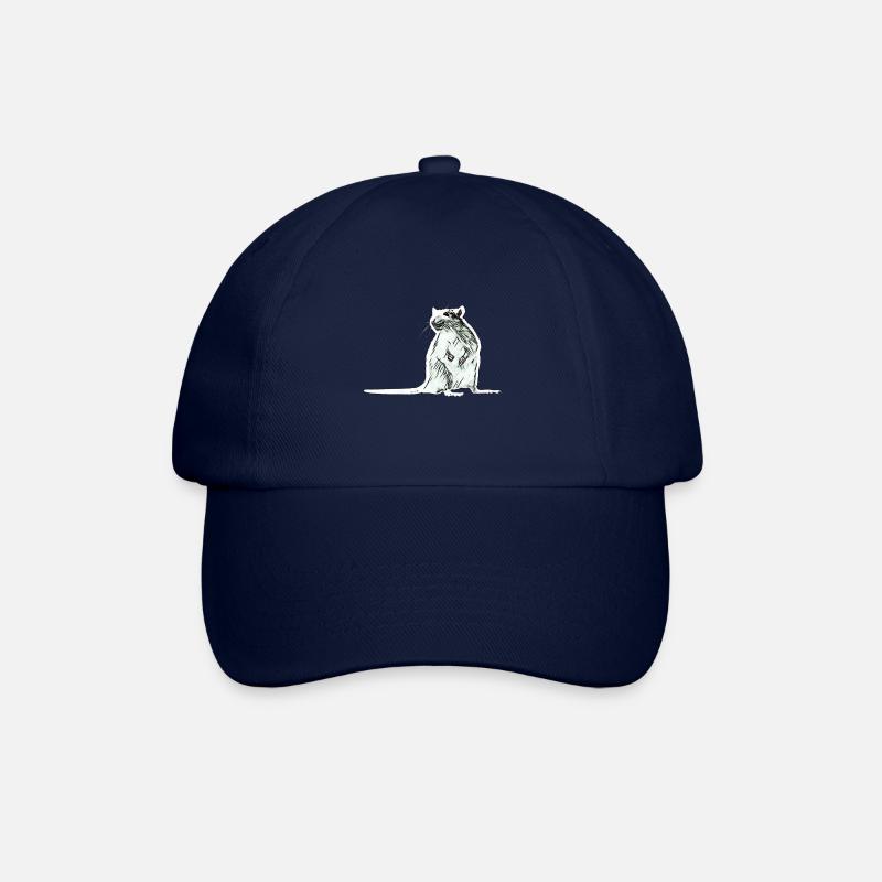 Ratte - Baseballkappe - Blau/Blau