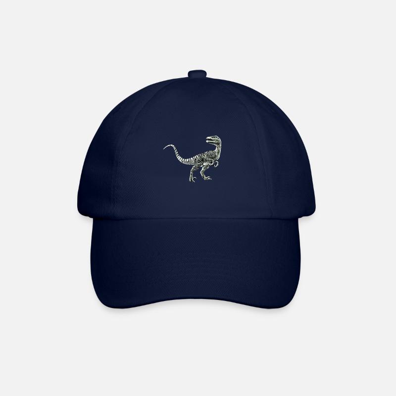 Velociraptor - Baseballkappe - Blau/Blau