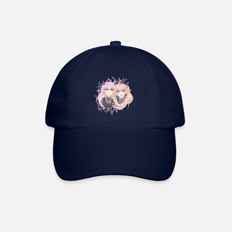 Manga Girls - Baseballkappe - Blau/Blau