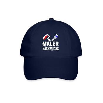 Maler Nachwuchs Lackierer Ausbildung für Kinder - Baseballkappe - Blau/Blau - Vorne