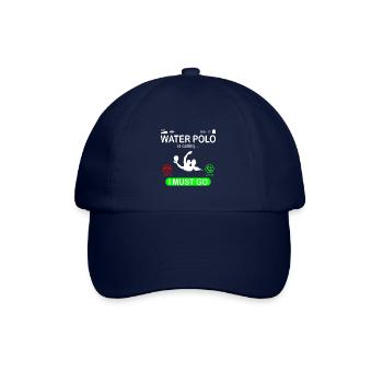Water polo water sports calls saying funny - Baseball Cap - blue/blue - Front