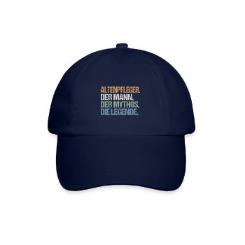 Altenpfleger Mann Legende Spruch Lustig Geschenk - Baseballkappe - Blau/Blau - Vorne