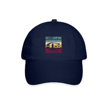 Camping meilleur caravane mama Rengain - Casquette classique - bleu/bleu - Devant