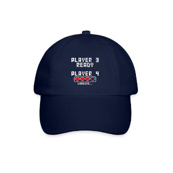 Grossesse annoncer baby Player 4 Loading - Casquette classique - bleu/bleu - Devant