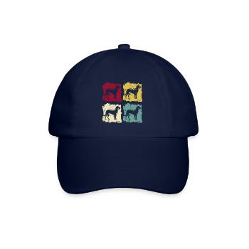 Beauceron Retro Vintage - Baseball Cap - blue/blue - Front