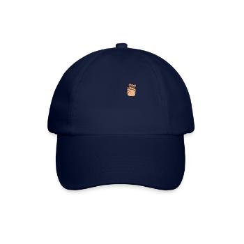 Ours dans la poche poitrine sac lunettes de soleil - Casquette classique - bleu/bleu - Devant