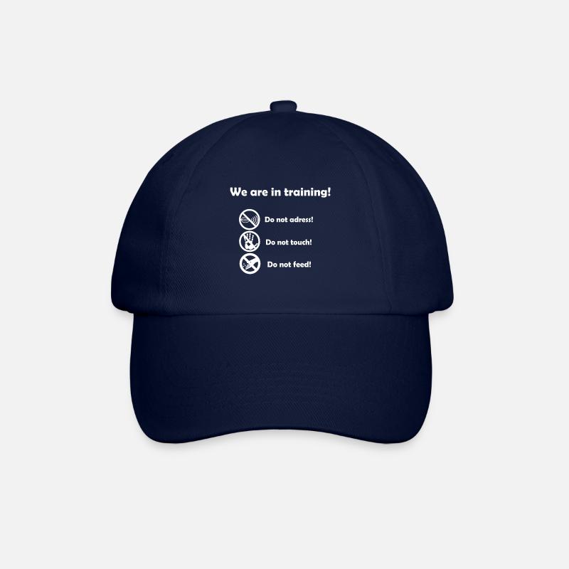 We are in training! - Baseballkappe - Blau/Blau