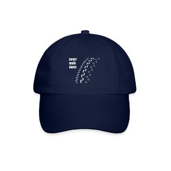 Ne marchez jamais seul - Casquette classique - bleu/bleu - Devant