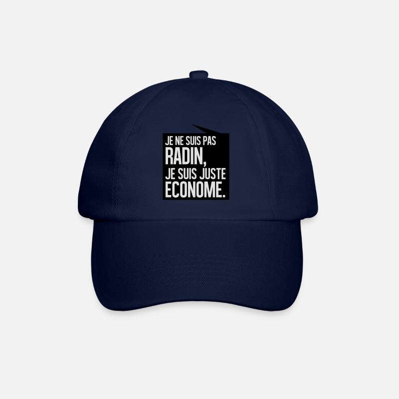 Je ne suis pas radin je suis juste économe - Casquette classique - bleu/bleu