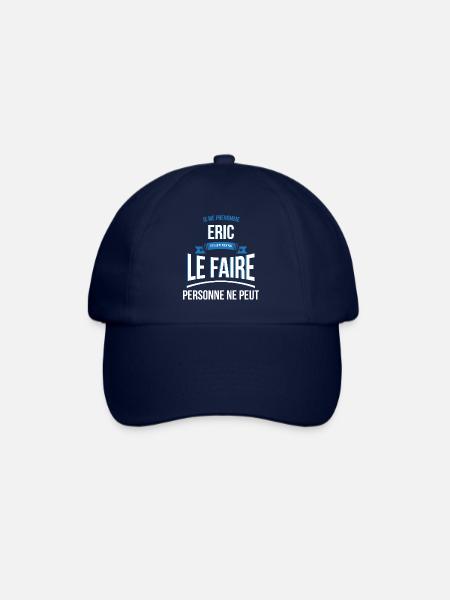 Eric personne ne peut cadeau - Casquette classique - bleu/bleu