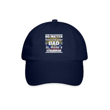 no matter cool dad father poison Ecuador png - Baseball Cap - blue/blue - Front