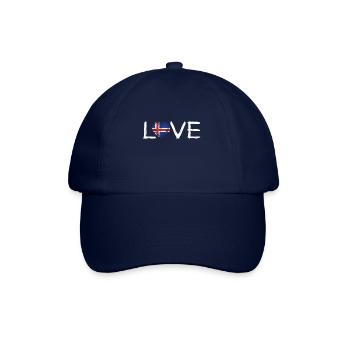 Amour Patrie Racines Accueil Fierté Pays Islande png - Casquette classique - bleu/bleu - Devant