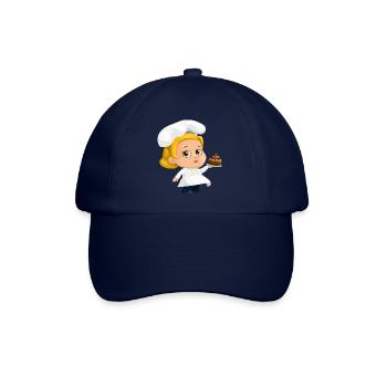 Köchin - Baseballkappe - Blau/Blau - Vorne
