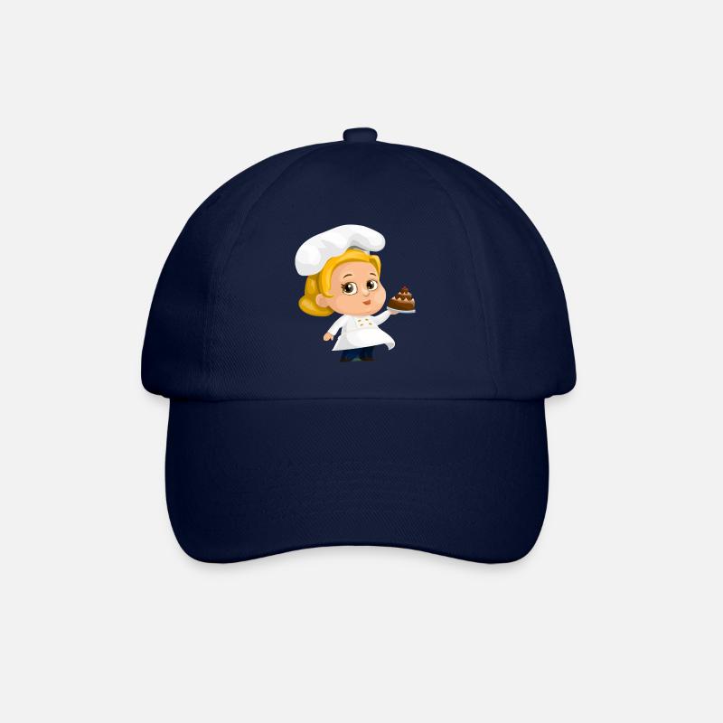 Köchin - Baseballkappe - Blau/Blau