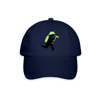 Un pompier avec une hache - Casquette classique - bleu/bleu - Devant