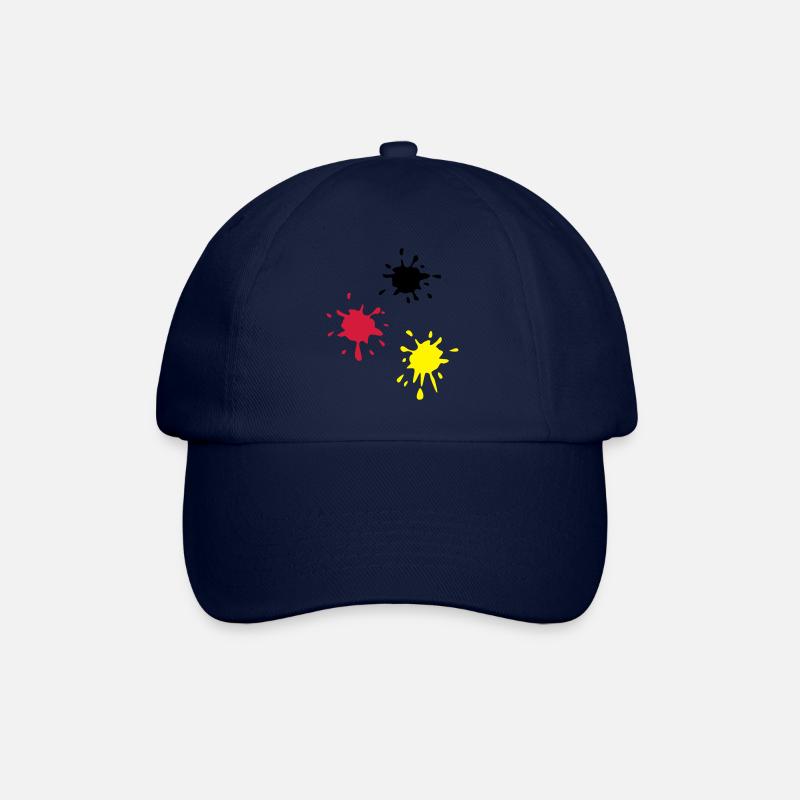 Kunst, Klecks, kunstklecks (super cheap!) - Baseballkappe - Blau/Blau