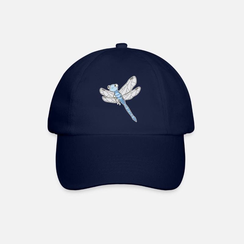 Libelle - Baseballkappe - Blau/Blau
