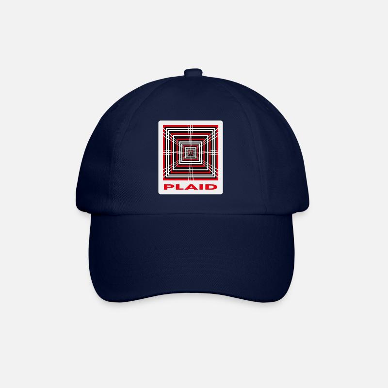 Plaid - Elektrisch - E Auto - Baseballkappe - Blau/Blau