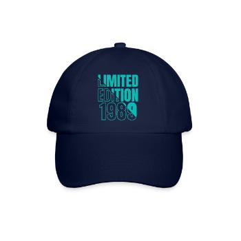 1989 Limited Edition Birthday Design - Baseball Cap - blue/blue - Front