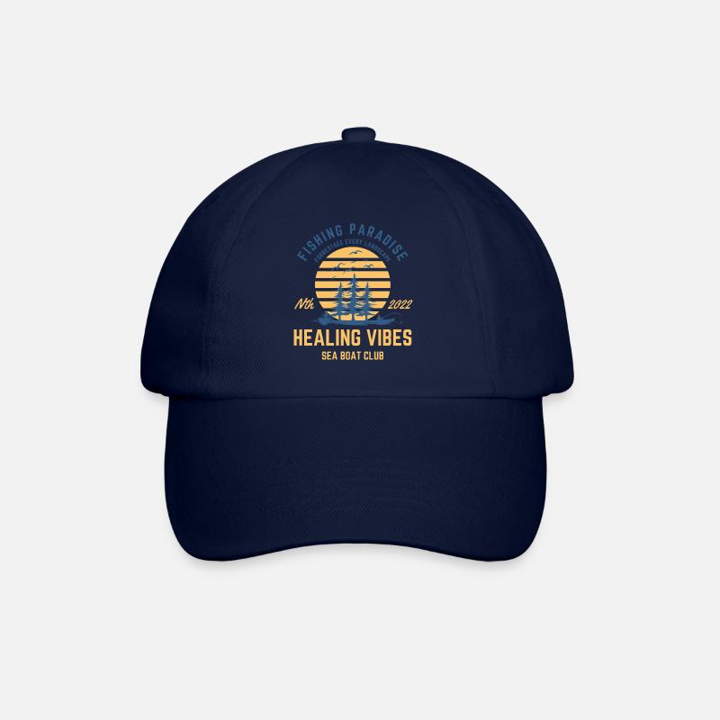 Angler Freuden - Baseballkappe - Blau/Blau