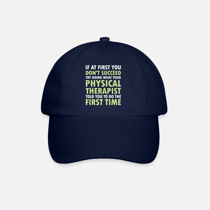 Physiotherapist Funny saying Physiotherapist - Baseball Cap - blue/blue