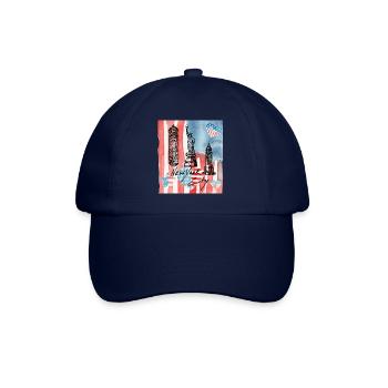 USA, Freiheitsstatue, New York. - Baseballkappe - Blau/Blau - Vorne