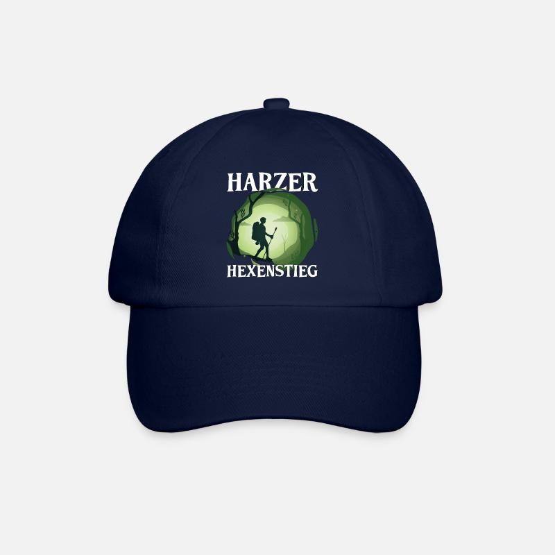 Harz Harzer Hexenstieg wandern Geschenk - Baseballkappe - Blau/Blau